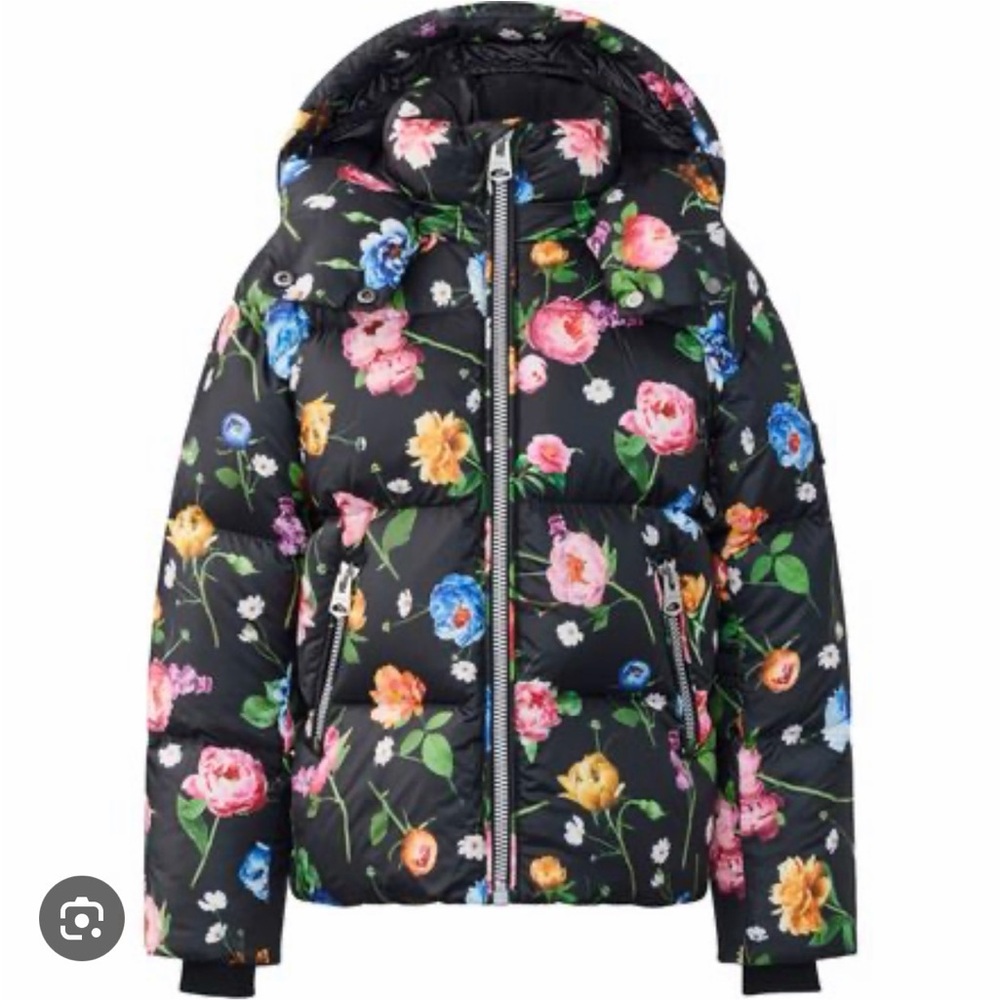 Mackage Floral Puffer Jacket Girls